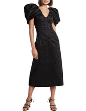 Aje Admiral Butterfly Sleeve Midi Dress