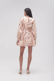 Aje Amelia Plunge Mini Dress