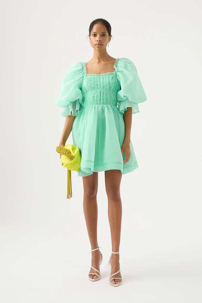 Aje Astrid Tie Back Mini Dress