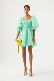 Aje Astrid Tie Back Mini Dress