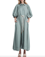 Aje Bonjour Belted Shirtdress Dress