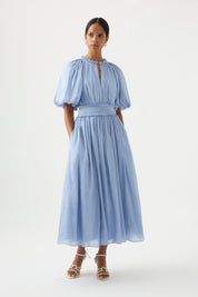 Aje Elysium Blouson Midi Dress