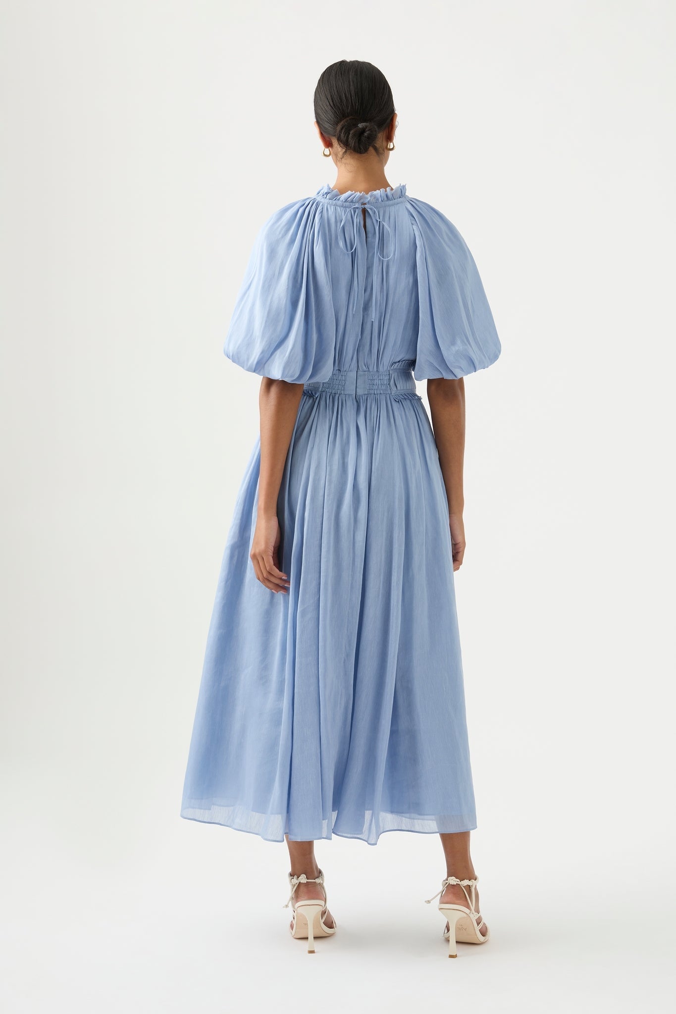 Aje Elysium Blouson Midi Dress