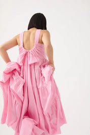 Aje Marguerite Tie Back Maxi Dress