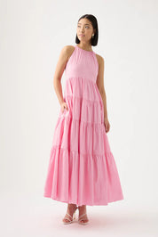 Aje Marguerite Tie Back Maxi Dress
