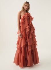 Aje Pandora Layered Maxi Dress Dress