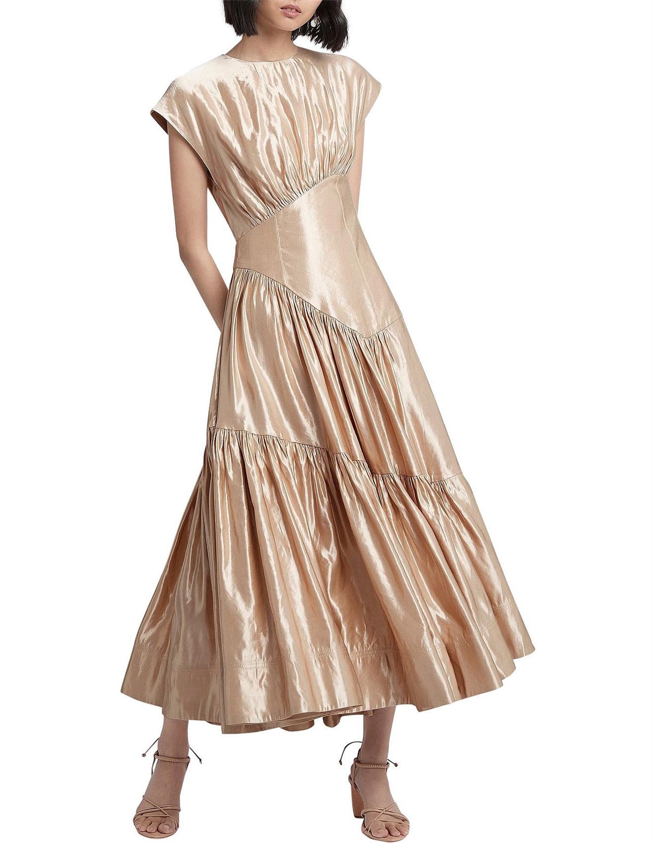aje serendipity reflection midi dress The Aje Online Warehouse Sale