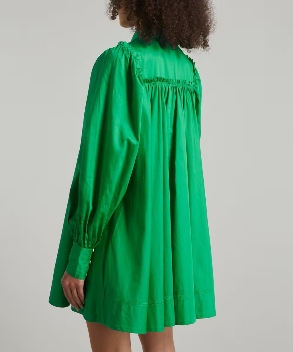 Aje Tidal Tucked Smock Mini Dress Dress
