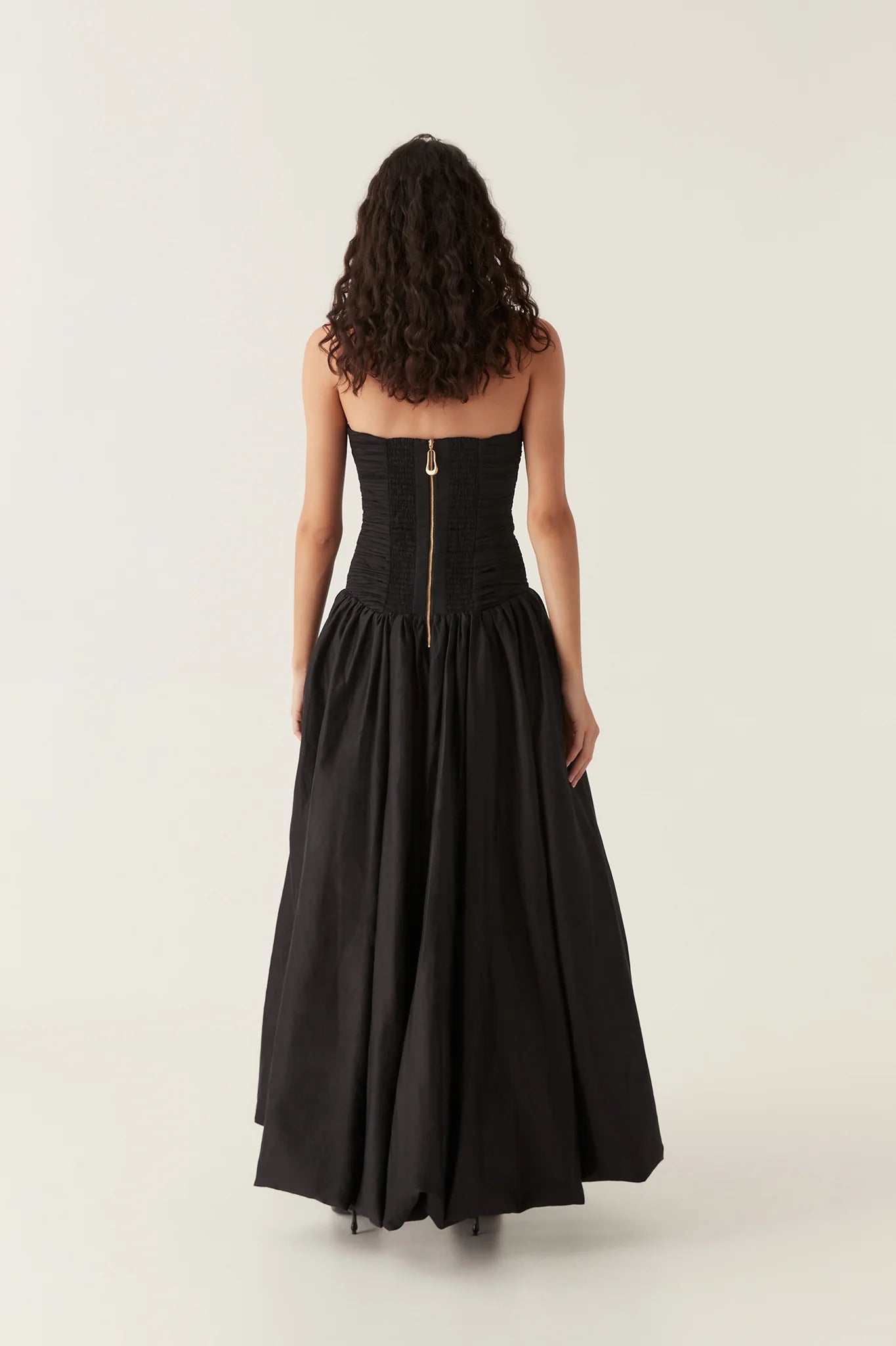 Aje Violette Bubble Hem Maxi Dress