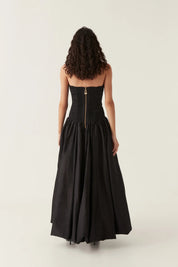 Aje Violette Bubble Hem Maxi Dress