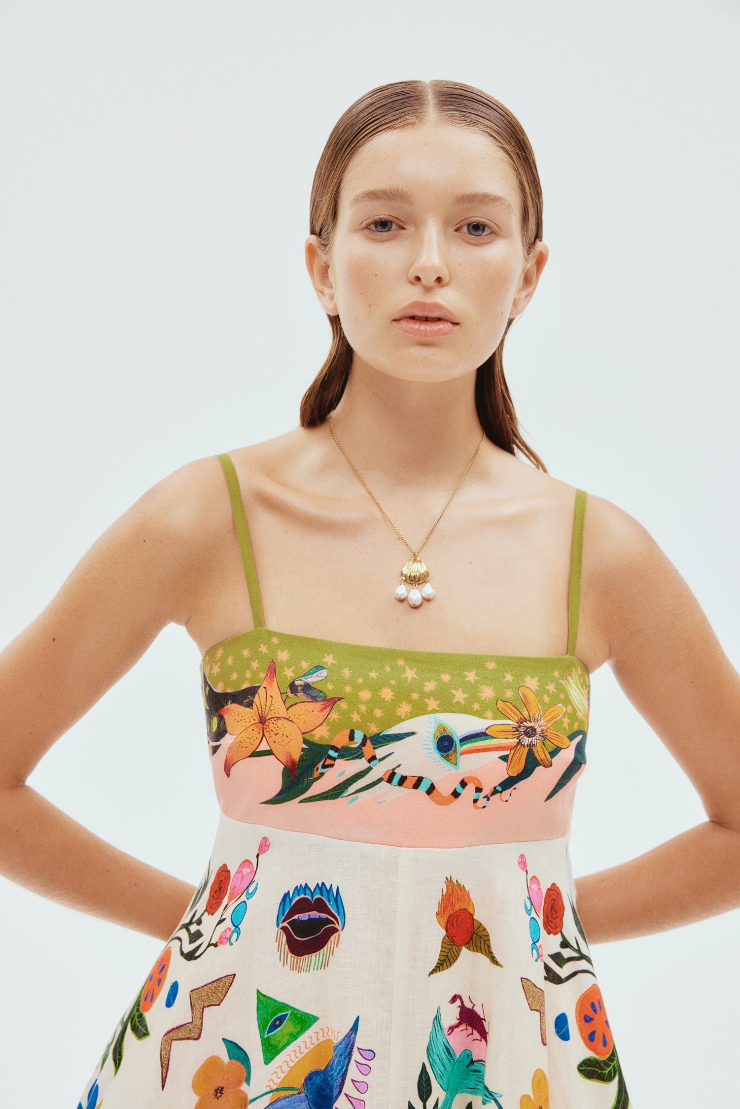 Alemais Evergreen Sundress