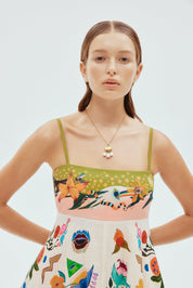 Alemais Evergreen Sundress