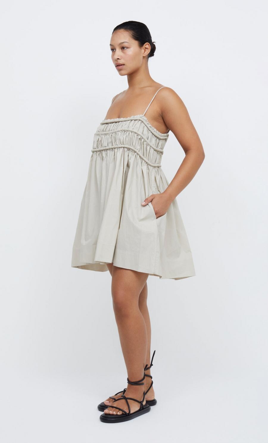 Bec & Bridge Eli Mini Dress Oyster