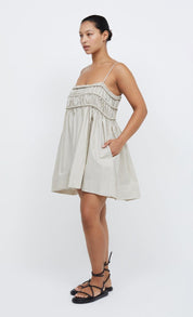 Bec & Bridge Eli Mini Dress Oyster