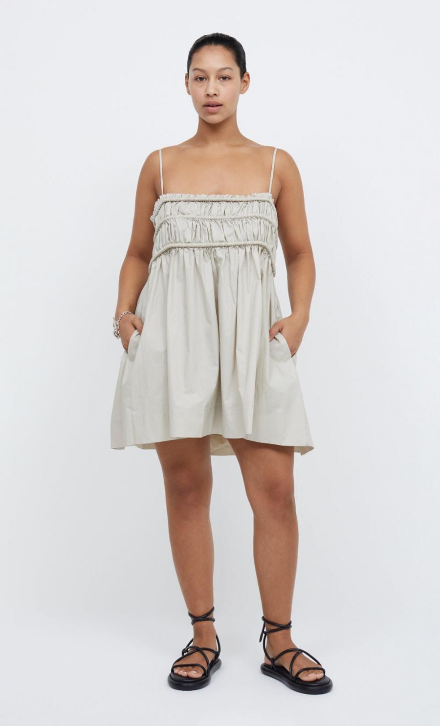 Bec & Bridge Eli Mini Dress Oyster