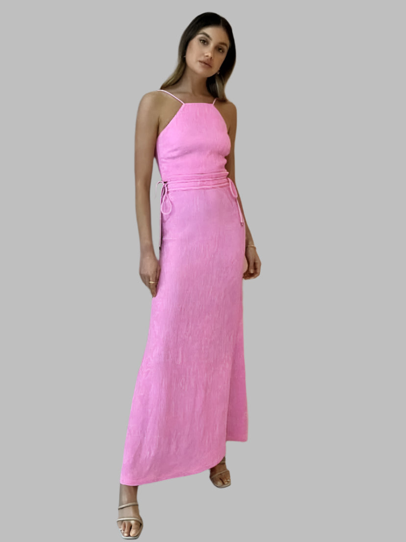 By Nicola Estelle Pleated Maxi Set