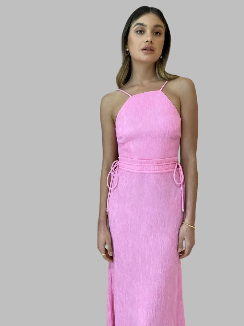 By Nicola Estelle Pleated Maxi Set