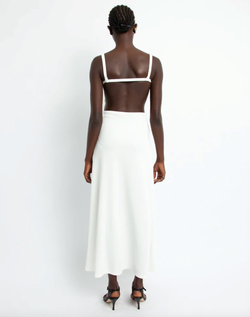 Christopher Esber Backless Wire Dress White Dress