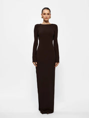 Effie Kats Indie Gown Coffee Dress