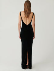 Effie Kats Verona Gown Black Velvet Dress