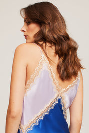 Ginia Sadie Dress In Lilac/Lapis