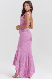 House of CB Cesca Rose Pink Maxi Floral Dress Dress