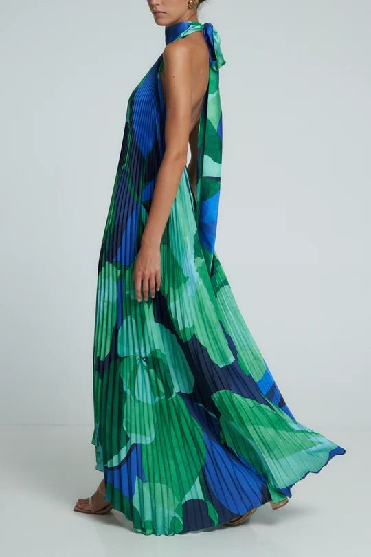 L'idee Opera Gown Capri Green Dress