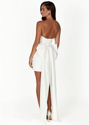 Meshki Meredith Strapless Bow Mini Dress