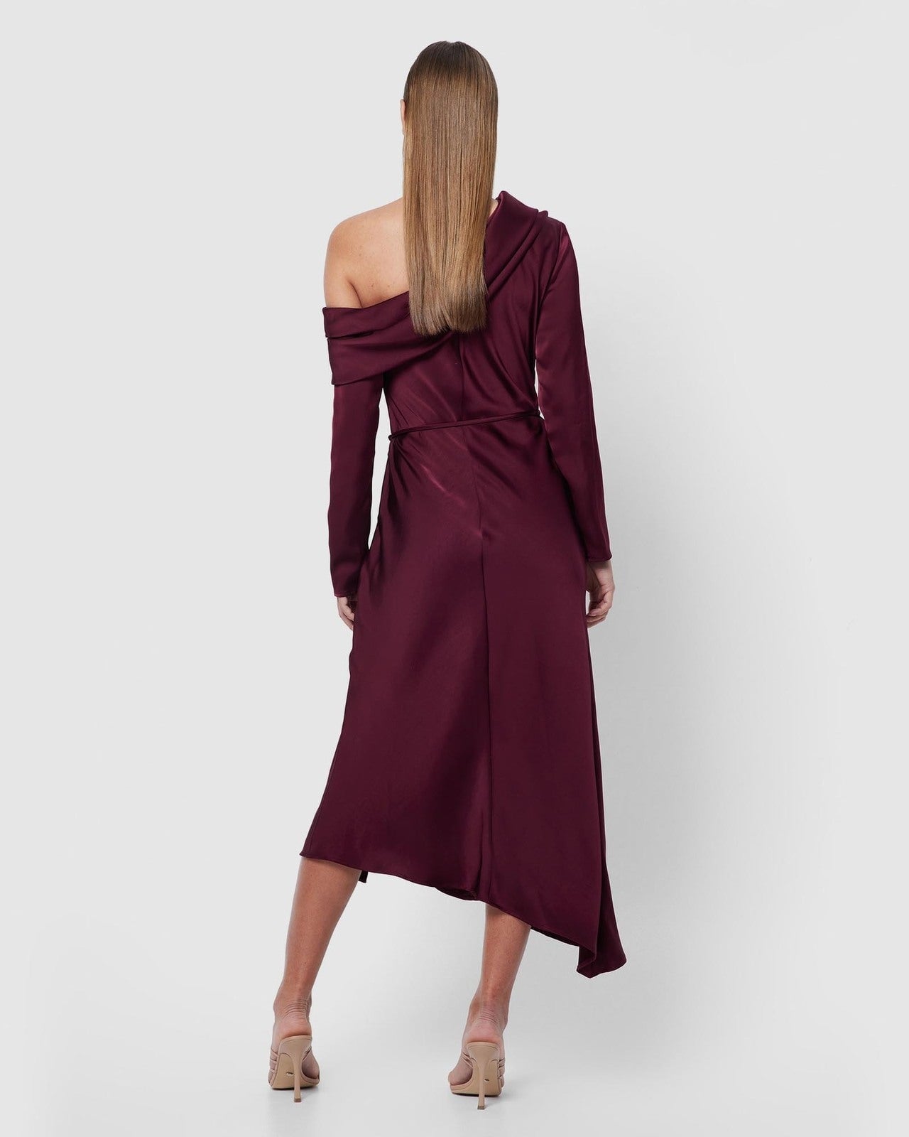 Mossman Two Souls Midi Dress Wine