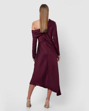 Mossman Two Souls Midi Dress Wine