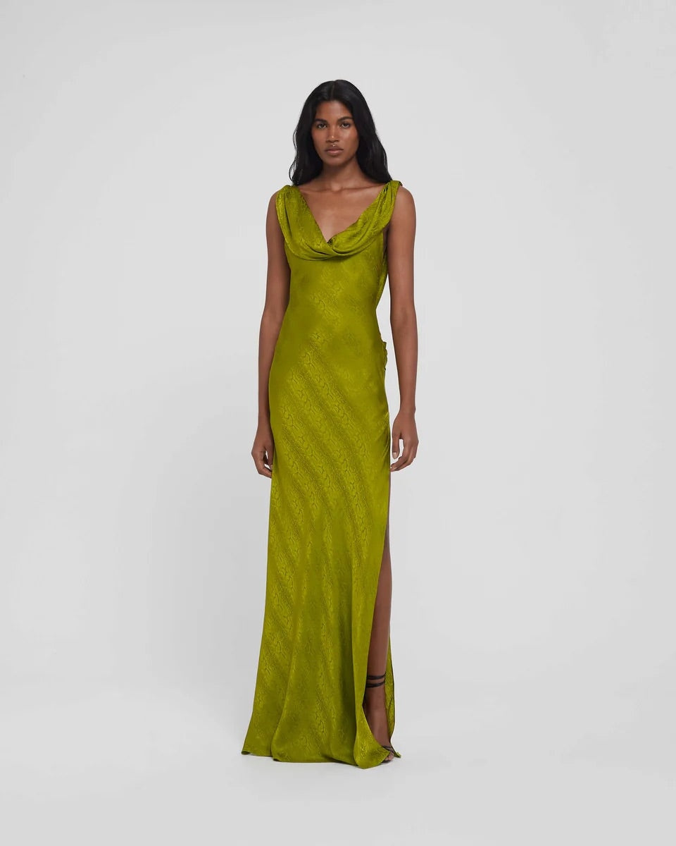 white christmas dresses Navarra Dress Lime – Eastend Wardrobe