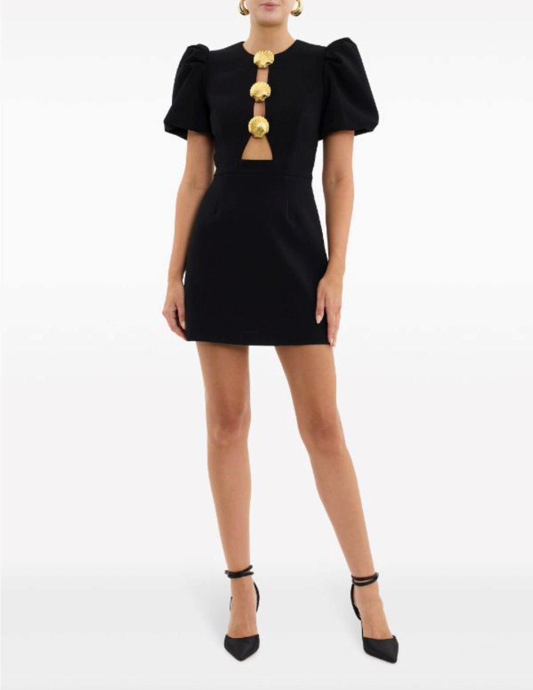 Rebecca Vallance Sirene Puff Sleeve Mini Dress Dress