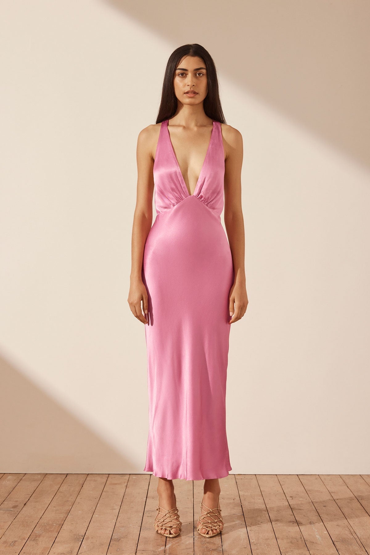 Shona Joy Arienzo Cross Back Midi Dress