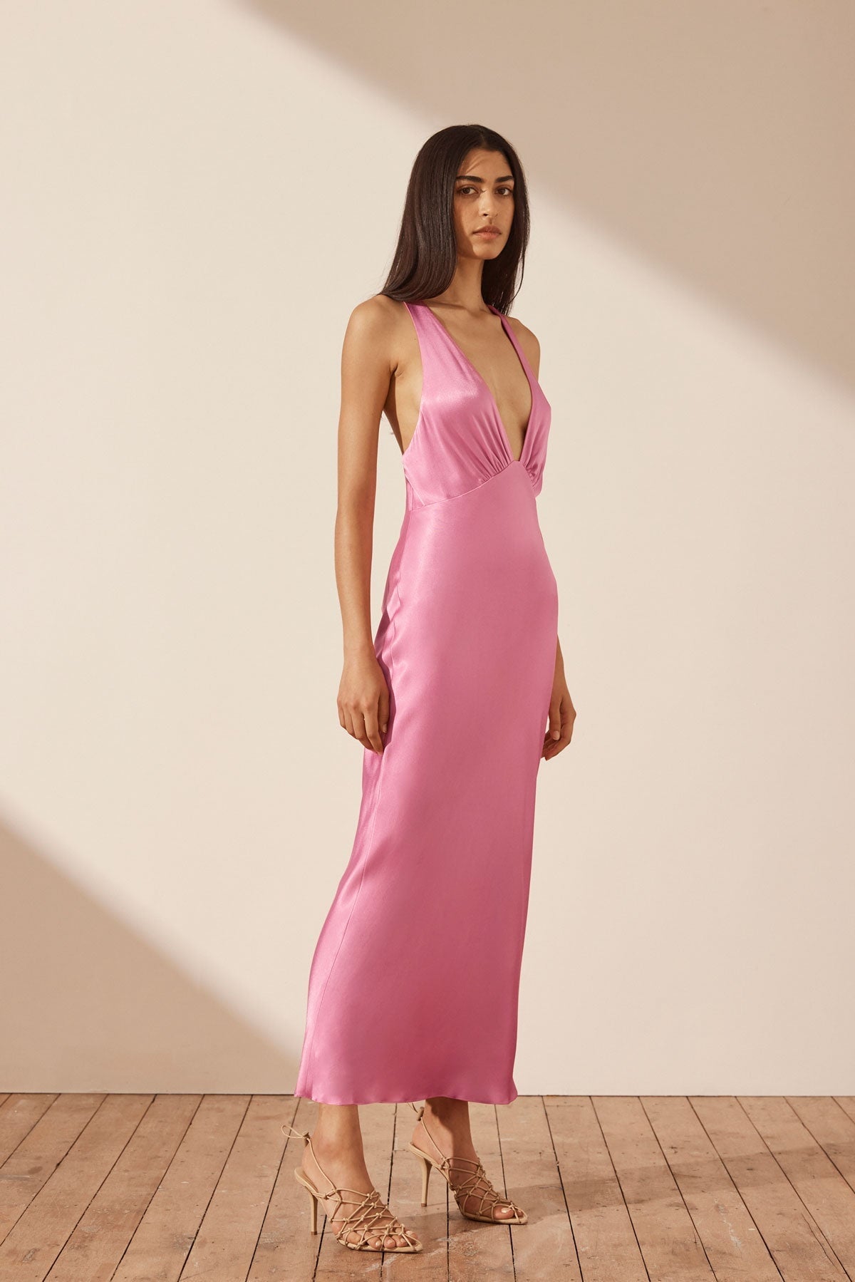 Shona Joy Arienzo Cross Back Midi Dress