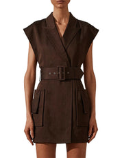 Shona Joy Marie Blazer Mini Dress