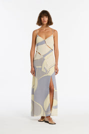 SIR Adrianna Buttoned Slip Dress