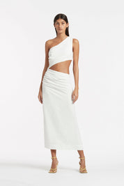 SIR Clemence One-Shoulder Midi Dress