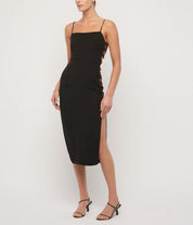 St Agni Link Detail Dress Black
