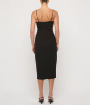 St Agni Link Detail Dress Black