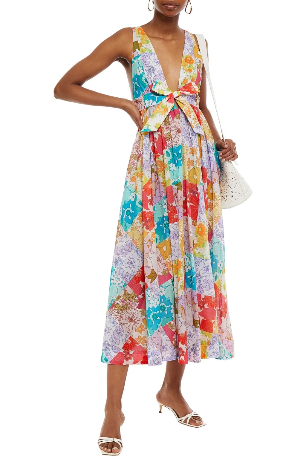 Zimmermann Bells Bow Midi Dress