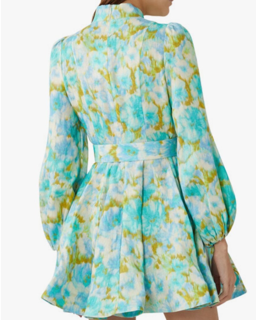 Zimmermann Belted High Tide Mini Dress