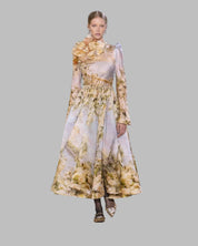 Zimmermann Lyrical Ruched Midi Dress Dress
