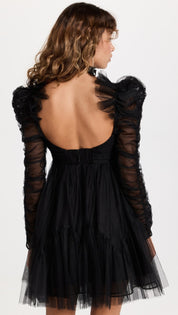 Zimmermann Tulle Ruched Mini Dress