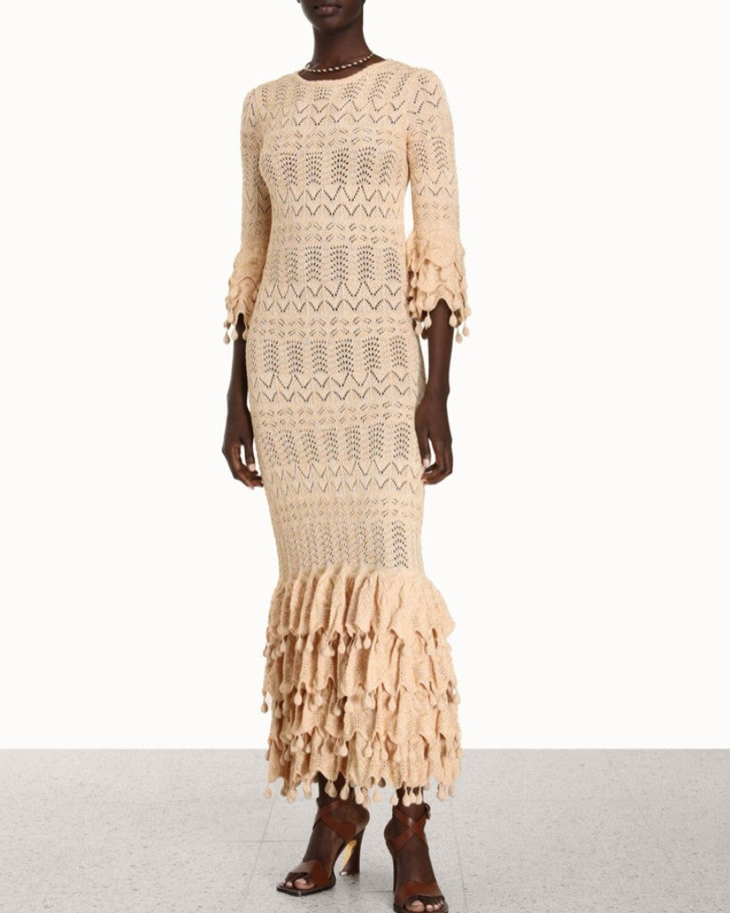 Zimmermann Wonderland Tiered Frill Dress