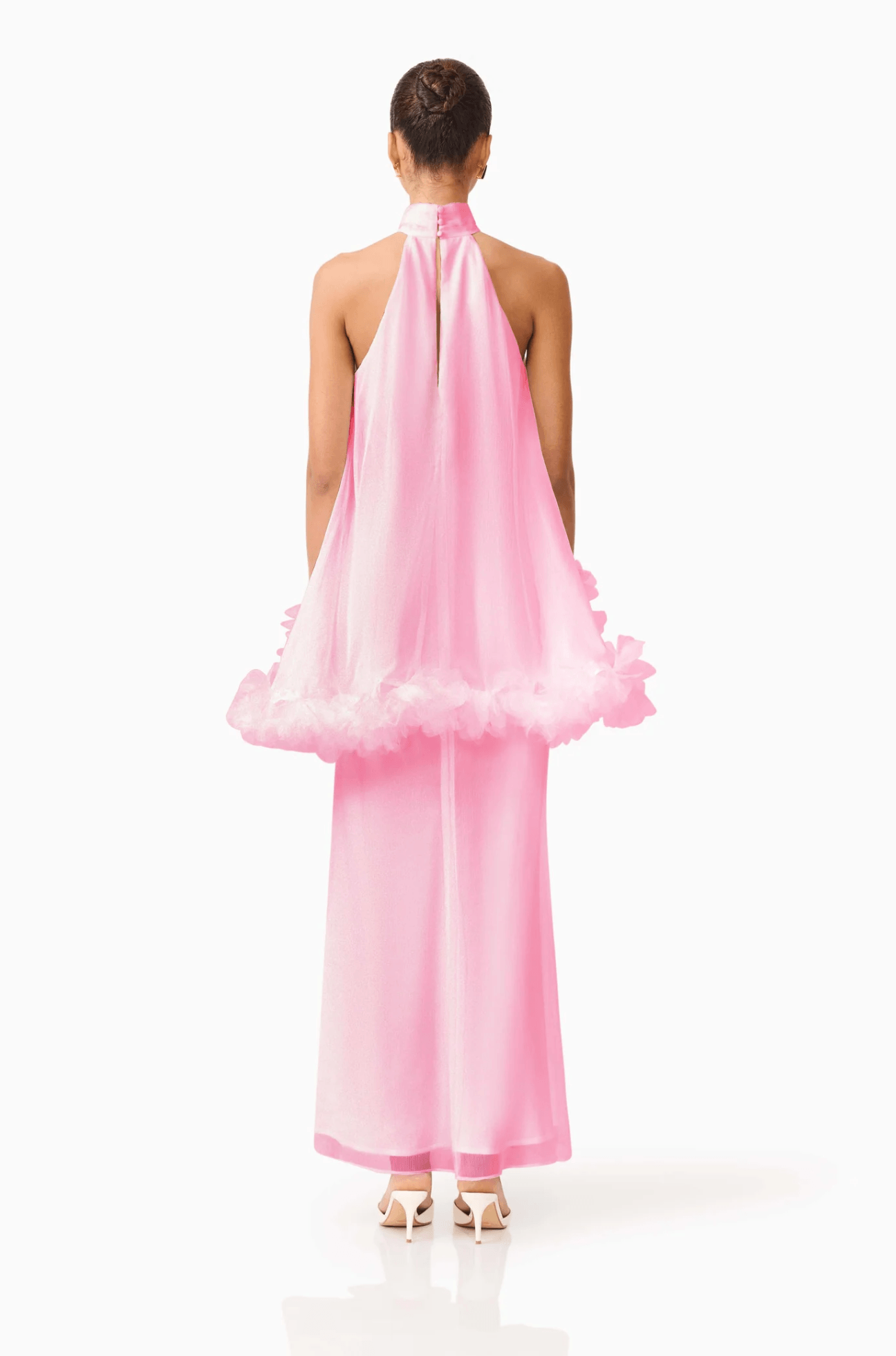 Poppy cape gown