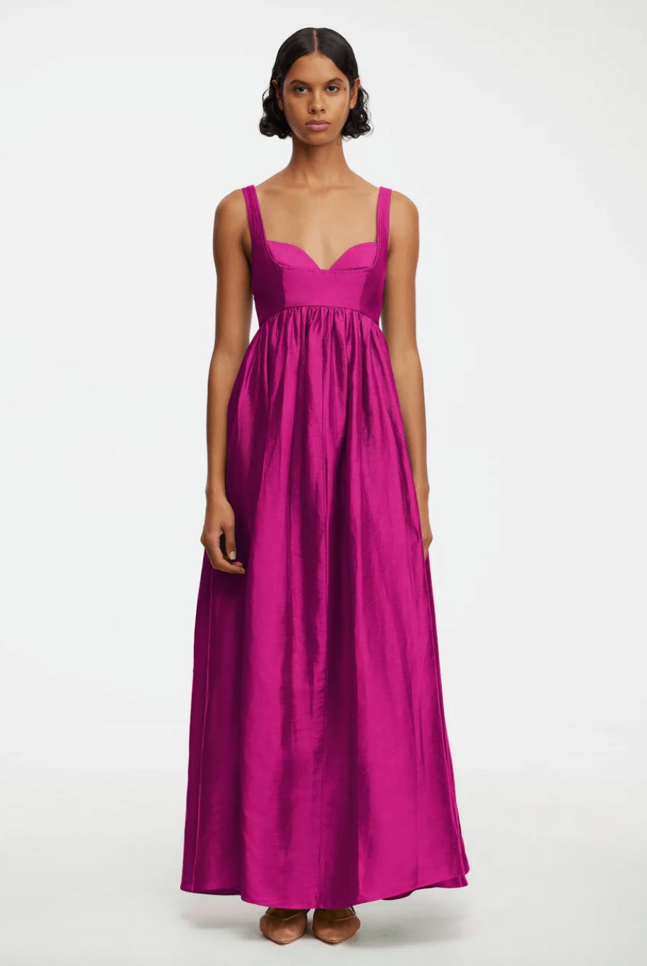 Acler Sandgate Midi Dress in Fuchsia Dress 