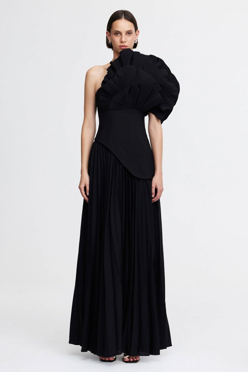 Acler Whittington Gown Black Dress 