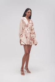 Aje Amelia Plunge Mini Dress 