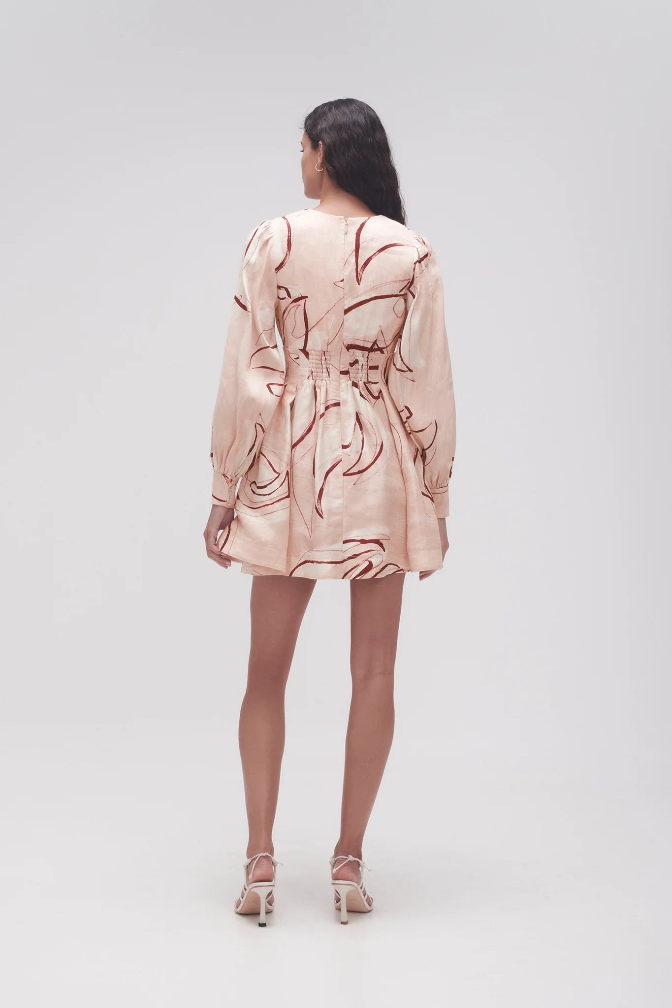 Aje Amelia Plunge Mini Dress 