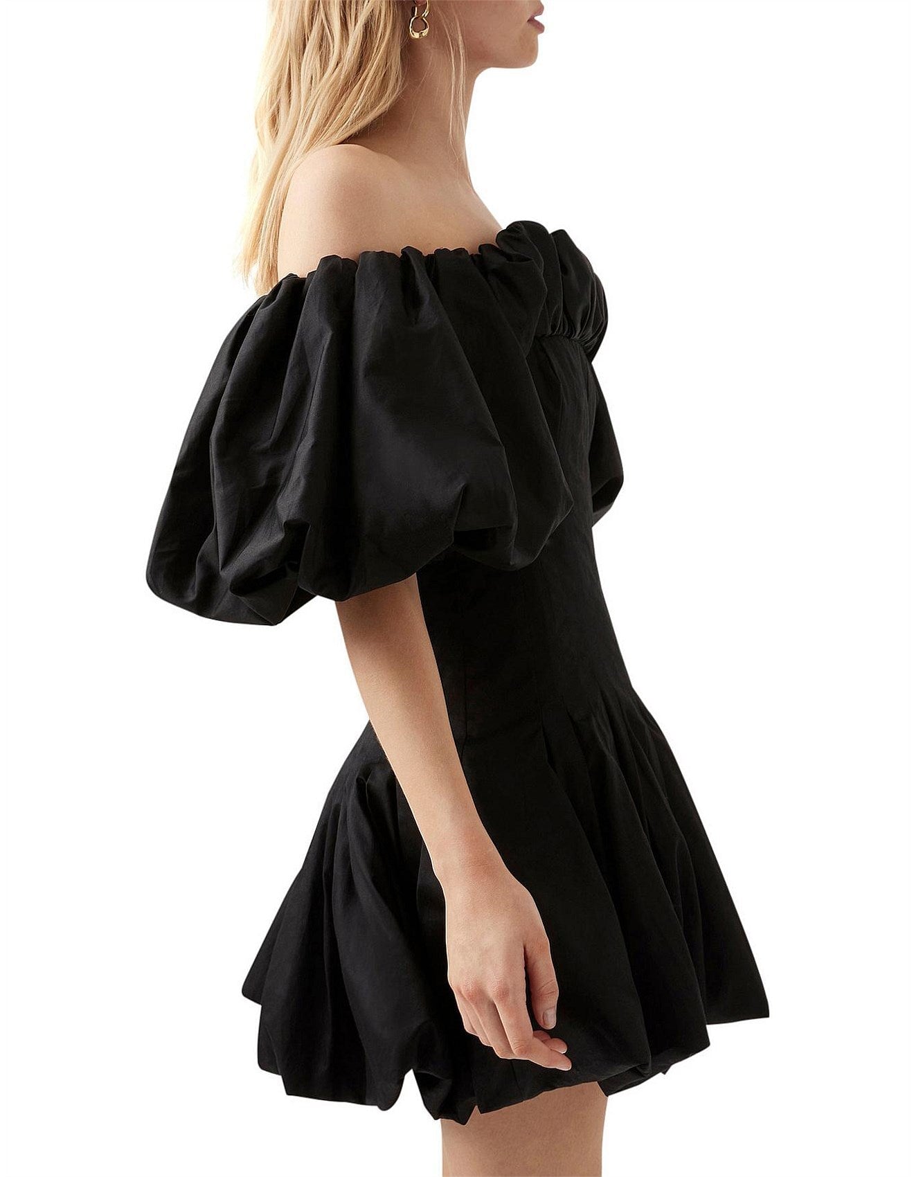 Aje Arles Off Shoulder Mini Dress 